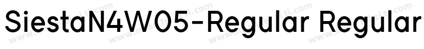 SiestaN4W05-Regular Regular字体转换